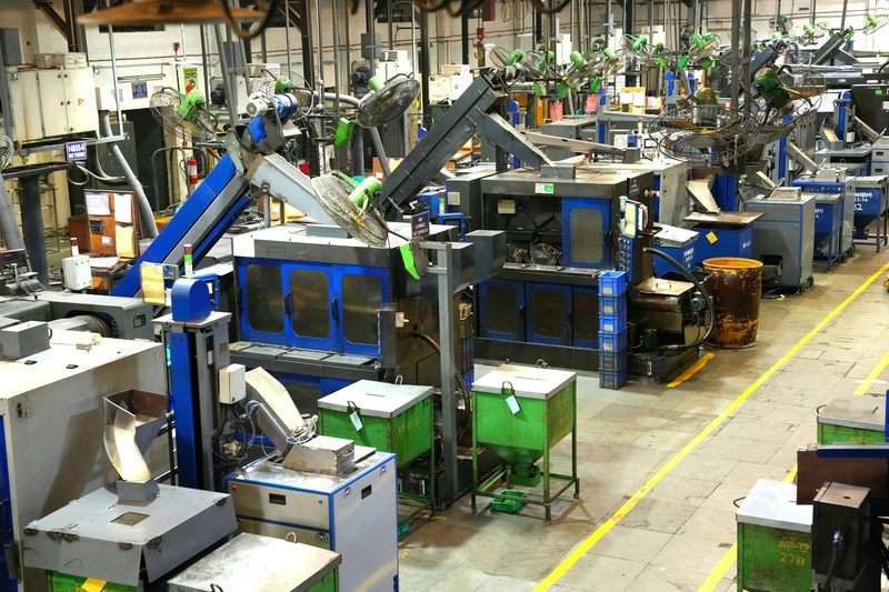 A light manufacturing floor