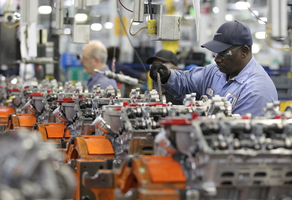 Shop floor at a manufacturing company